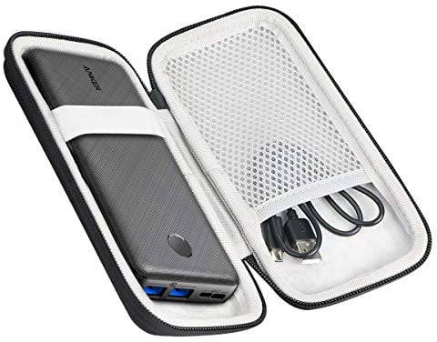 khanka Hart Tasche für Anker PowerCore Essential 20000mAh /20000 PD Powerbank externer Akku Case Schutzhülle.(nur Tasche)