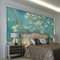 Fototapete Grüne Van Gogh Mandelblüte Vlies Tapete Moderne Wanddeko Tapeten Design 3D Wandtapete Wohnzimmer Schlafzimmer Büro Flur Wand Dekoration Wandbilder - 400X280cm