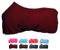 netproshop Basic Pferde Abschwitzdecke mit Kreuzbegurtung Fleece Qualität Gr. 105-155, Groesse:135, Farbe:Bordeaux