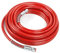 15m 1/4 Airless Farbspritzgerät Spritzgerät Hochdruck Sprühschlauch Schlauch Hochdruckschlauch Faser Schlauch Schläuche für Hochdruckreiniger 3300 PSI (Rot)