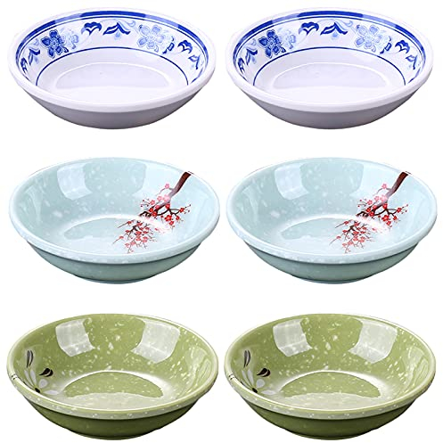 QUHEEE Bol À Trempette Pour Tapas, Sushis, Desserts, Entrées, Sauces - Bol À Collation, Sauce Soja, Bonbons, Petits Fruits, Noix, Glaces, Épices - 6 Pièces