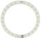 Haofy 3V-5V Ringlicht LED Dimmbar 10W, mit Kalter und Warmer 2-Farben-Beleuchtung USB-betrieben für Vlog,Live Steaming, Video,Selbstporträtaufnahmen