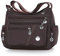 Mudono Crossbody-Tasche für Damen, Nylon, Schultertasche, geräumig, große Kapazität, Reise-Geldbörse, leicht, Kuriertasche, coffee
