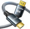 ARISKEEN Cable HDMI 2.1 8K 2.5M, 48Gbps Cable HDMI Trenzado de Nailon de Alta Velocidad, Soporta 8K@60HZ, 4K@120Hz, Compatible con PS4/5 TV One Switch Monitor Blu-ray Soundbar