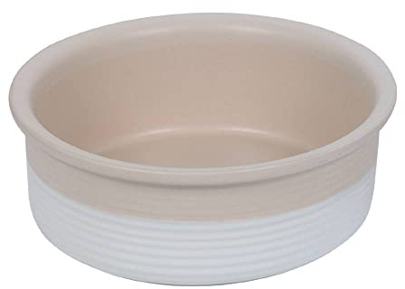 Nobby Keramik Napf Neta, weiß/Creme, Ø 24,0 x 8,0 cm, 2,40 l, 1 Stück