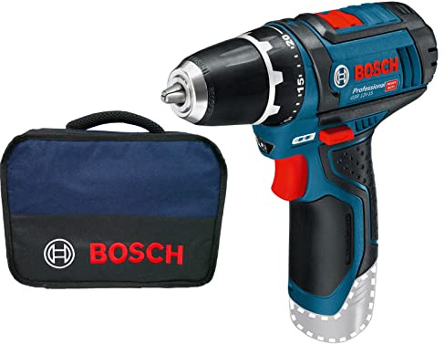 Bosch - Trapano avvitatore a batteria GSR 12V-15 Solo in custodia morbida