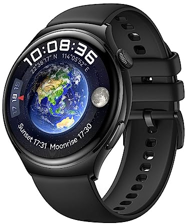 HUAWEI Watch 4 Smartwatch, EKG-Analyse, EIN-Minuten-Übersicht über Sieben Gesundheitsüberwachungsanzeigen, Handy eSIM, Zwei Batteriemodi, Kompatibel mit iPhone und Android