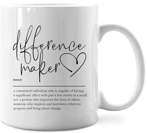 IWXYI Difference Maker Definition Mug,Boss Mug,Difference Maker Coffee Mugs 11 Ounce,Funny Coffee Mug Cups,Thank You Appreciation Gift For Teacher Boss Leader Coworker
