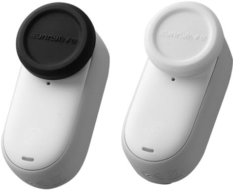 2 x Kamera-Objektivdeckel für Insta360 GO 3S Silikon-Objektivschutzabdeckung Objektivschutz kompatibel mit Insta360 GO3S Kamera-Zubehör