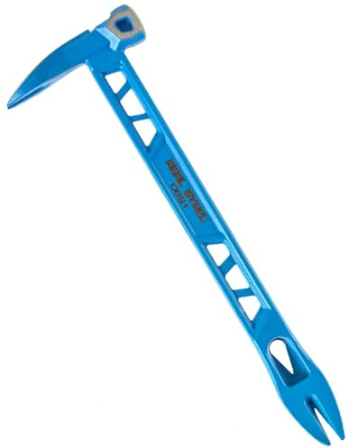 Real Steel 12 Nail Puller Cats Paw Pry Bar Double Ended Crowbar (0696)