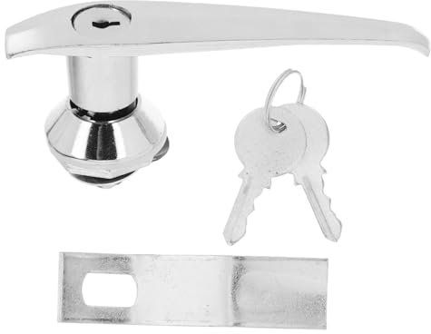 Homoyoyo Serrure De Porte D'Armoire Serrure De Porte D'Armoire De Tiroir De Sécurité De Poignée D'Armoire De Classeur De Remplacement Pour