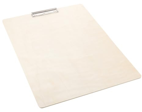 WEKAMOS Holz Skizzier Zeichenbrett 40x30cm Glatte Oberfläche Tragbar Klemmbrett Für Schüler Und Künstler Zum Zeichnen Und Skizzieren