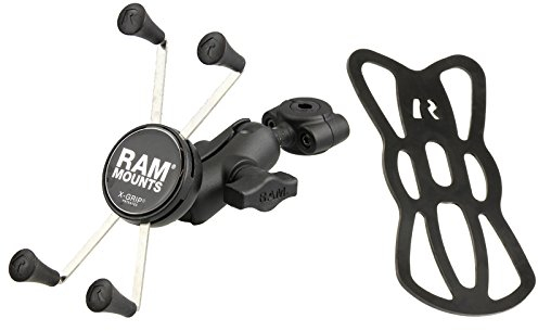 Ram Mount RAM-B-408-37-62-A-UN10 - Supporto per telefono cellulare/smartphone, Auto, Nero, Supporto passivo, Alluminio, Composito, Acciaio inossidabile, Montaggio a morsetto,