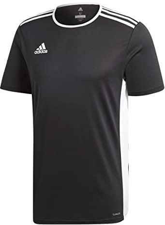 adidas Men's Entrada 18 Jsy JERSEY SHORT SLEEVE , Black/White, XXL UK