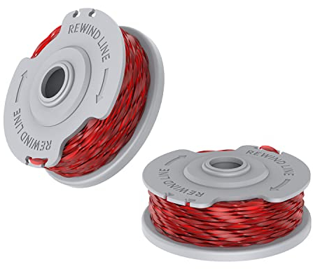 XIJIANG Lot de 2 bobines de rechange OEM 599431990 pour débroussailleuse Flymo FLY047, Flymo Sabre Trim, Contour Power Plus sans fil, contour XT sans fil, contour XT sans fil 500XT 1,65 mm/11 m