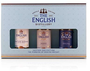 The English Gift Pack: 3x5cl Miniature Set Single Malt Whisky, 44% vol