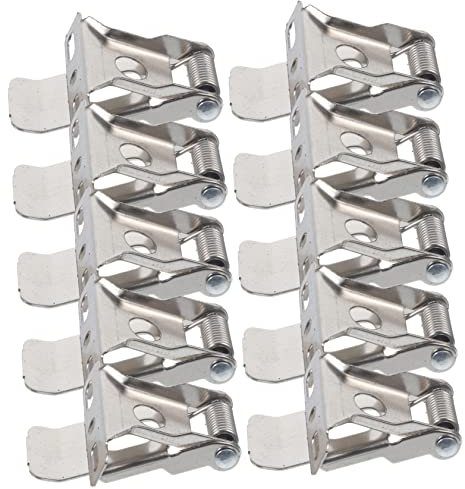 Angoily 20 Pièces Clips à Ressort De Montage Léger Clips De Lumière Encastrée Clips De Rénovation Déclairage Encastré Pince De Fixation Pour Lampe Lumière Photographique Le Fer Caché