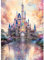 DPHERO 5D Diamond Painting Schloss Diamant Painting Bilder Fantasie Diamond Kunst Erwachsene Schloss Diamond Painting Bilder Diamant Bilder Kinder DIY Cross Stickerei Malerei Kits Wand Dekor 30x40cm