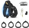 AMZII 6.0 Cobra Peniskäfig Sex Spielzeug für die Männer,Keuschheitskäfig Herren mit 4 Arc Cockring & 6 Schloss,Chastity Cage Male Keuschheitsgürtel für Herren Sex Toyset Herren Penis Käfig (6.0, S)