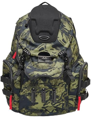 Oakley Backpacks Recycelter Rucksack für das Waschbecken, Tiger-Tarnmuster, Einheitsgröße, Tiger Camo Green, Einheitsgröße, Recycelter Rucksack für Waschbecken