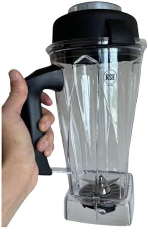 WVGFAUXA 64oz Mixbecher, Kompatibel Mit VitaMix, TNC5200 6300 VM0109 Wall Breaker Ersatz-Mixbecher