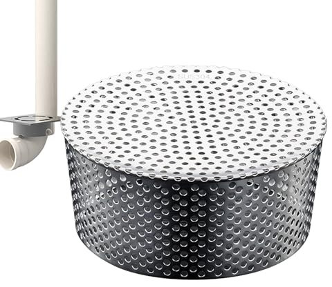 Filtre À Eau De Pluie Protection Gouttière Acier INOX 304 Maillage Anti-Débris Diamètres 50-200mm Toiture Jardin Abri Écoulement Optimal Entretien Simplifié Longévité