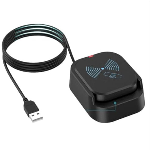 Fangxuee LED-Verbessertes USB-Betriebenes IC-Kartenlesegerät für Kontaktlose Karten, Bietet Hohe Haltbarkeit und Einfache Einrichtung