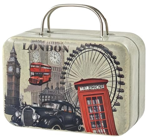 Hpbaggy Mini-Reisekoffer,Deko-Koffer,Geldgeschenk Verpackung Hochzeit | und Reisegutscheine,Geschenkkoffer Reiseerinnerungen,Geldgeschenke Reise,7,5 x 5,5 x 3,5 cm