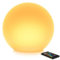 MR.GO 40 cm impermeable bola jardín exterior lámpara bola luminosa LED, multicolor lámpara esfera con mando a distancia, 16 RGB colores ajustable y cambiante color para fiesta decoración