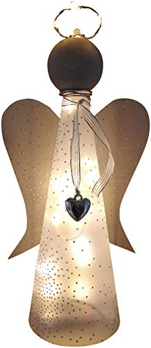 Bastelpackung Glücksengel beleuchtet Engel basteln Bastelset verschiedene Größen und Modelle (Mittlere Lisa)
