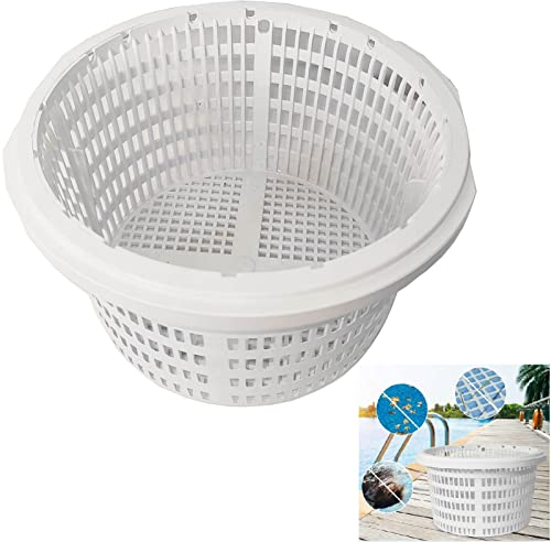 Shunfaji Skimmer Korb, 19cm Wiederverwendbarer Schwimmbad Skimmer Ersatzkorb Pool Vorfilter Für Schwimmbad Filter Schlacken, Blätter Öl, Pollen, Insekten, Abschaum