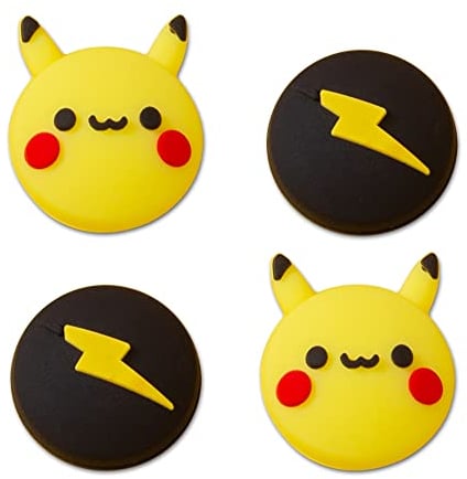 PERFECTSIGHT Agarres para el pulgar, tapas de joystick de animales cortadas para Nintendo Switch, Switch OLED, cubierta de botón analógico para controlador NS Joycon (amarillo)