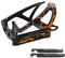 Fututech 2 en 1 Porte-Bouteille pour Vélo VTT Porte-bidon avec Démonte Pneu Multifonctionnel pour Vélos de Route Vélos Pliants BMX Accessoires Pièces de Rechange (Orange)