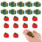 20 Stück Weihnachtsbaum Mini Boxen Ornament, Farbig Mini Geschenkboxen aus Kunstharz Weihnachtliche Miniatur Ornamente für Weihnachtsbaumdekoration DIY Kunsthandwerk