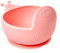 Rice Silikon Baby Schüssel mit Saugnapf Kinderschüssel Pink Mädchen