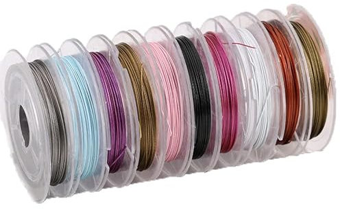 Roll Steel Tiger Tail Beads Wire Craft And Jewellery Making 10 Roll