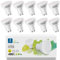 Aigostar LED Leuchtmittel GU10 6W Warmweiß, Glühbirnen 480lm 3000K 230V Abstrahlwinkel 120-160 Grad, Lampe Strahler Flimmerfrei nicht Dimmbar Reflektorlampe 10er-Pack