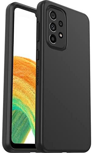 OtterBox Sleek Hülle für Samsung Galaxy A33 5G, stoßfest, sturzsicher, ultraschlank, schützende Hülle, Getestet nach Militärstandard, Schwarz, Keine Einzelhandelsverpackung