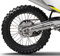 DualColorStampe Adesivi Compatibili con Husqvarna forcellone copertura forcella motorbike motocross COD.M0103(nero)