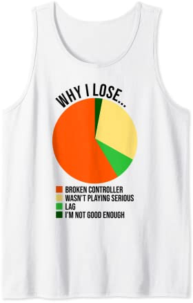 Warum ich Chart-Videospiel-Player-Videospiel-Controller verliere Tank Top