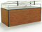 GFP Hochbeet Kräuter-Gemüse-Beet Aluminium Christina inkl. Frühbeetkasten - 195x99x77cm - Holzoptik