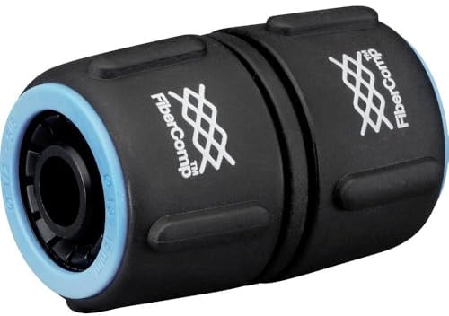 Fiskars Raccordo per Tubi, Ø 13-15 mm (1/2-5/8) | Con Sistema di Codifica a Colori, Misura Universale, FiberComp, 20 g, Nero/Blu, 1054784