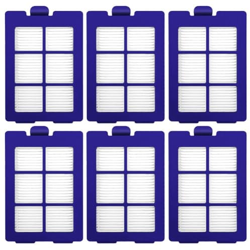 6 Pcs HEPA Filters Replacement Filter Compatible with for Eufy for ROBOVAC X8, X8 Hybrid Robot Vacuum Cleaners Accessories Parts