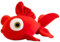Herfair Goldfisch Plüschtier Kuscheltiere Goldfisch Stofftier Kopfkissen Puppe Wurfkissen Kuscheltier Geschenk (Rot,35cm)