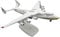 omolly Antonov An-225 Mriya Airplane Model, 1/400 Scale 20cm Metal Alloy Replica, Plane Model, Aeroplane Model for Decoration or Gift