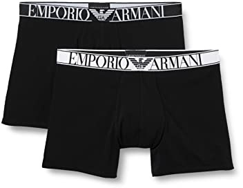Emporio Armani Herren Boxershorts, Schwarz, S