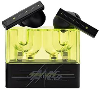 Moondrop Space Travel 2 HiFi Noise Canceling TWS Wiress Earphone Bluetooth 6.0 ANC Low Latency Game Mode SBC/AAC (Negro)