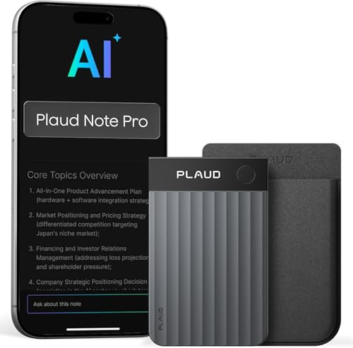 Plaud Note Pro AI Voice Recorder Transcription Summaries for Meetings Calls