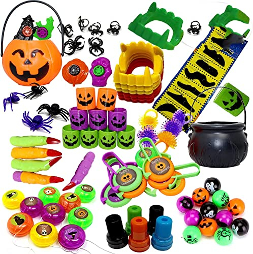 THE TWIDDLERS 110 Halloween Mitgebsel Spielzeug für Kinder, Jungen & Mädchen - Mitbringsel, Kinderpartys, Pinata, Partytüten, Gastgeschenke