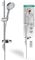 hansgrohe wassersparendes Duschsystem Raindance Select PowderRain Regendusche (Duschkopf, Schlauch, Duschstange, 0,65m, 3 Strahlarten) Chrom